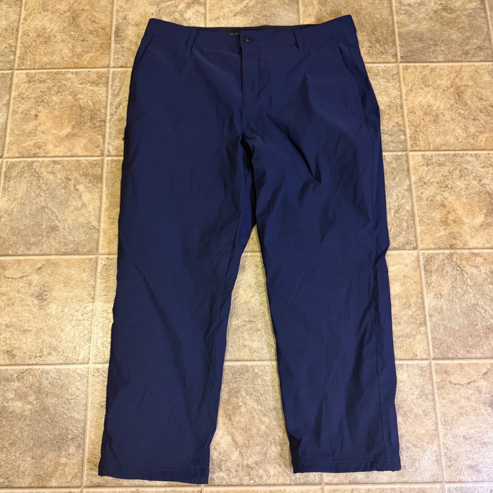 Gerry Mens Fleece Lined Venture Pants Navy Blue Hiking Outdoor 38x29 RN117732